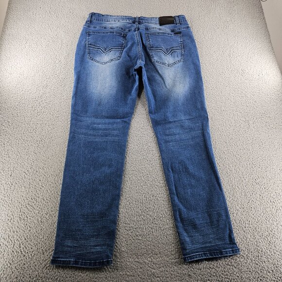 Nick Danger Jeans Mens 36x30 Blue Slim Fit Straight‎ Supreme Flex Stretch - Picture 12 of 16